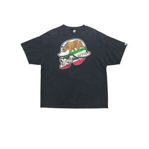 Metal Mulisha California Republic Black Graphic T-Shirt‎ - Large Logo - size XL